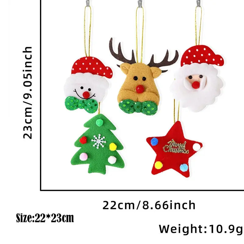 Christmas Alphabet Knitting Sock Christmas Tree Ornament Christmas Decoration For Home 2025 Noel New Year 2026 Xmas Gift