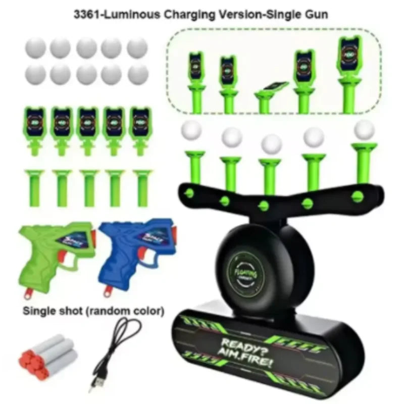 Suspended Tactical Electric Luminous Dart Board Target System for Children Airsoft Shooting Game Outdoor Sports Educational Toy