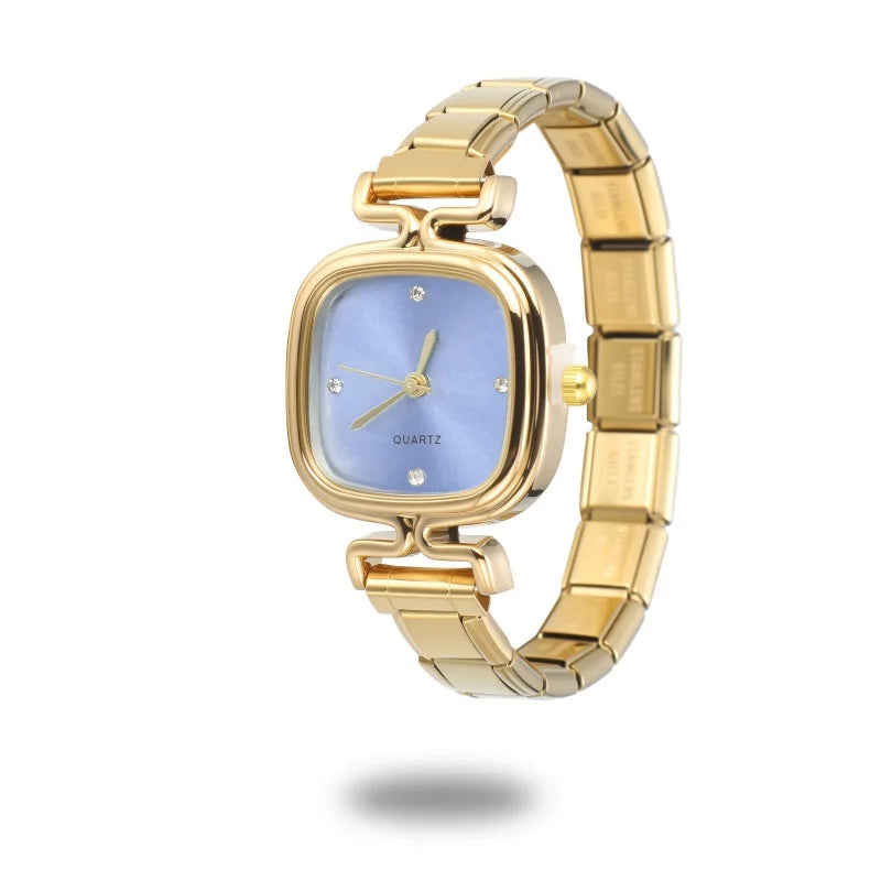 Men Women Stainless Steel Simple Watch Fit 9mm Bracelet For Student Friend Wife Birthday DIY Fashion Jewelry Gifts Dropshipping