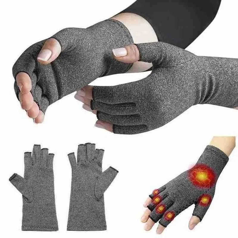 1 Pair Winter Warm Arthritis Gloves Anti Arthritis Therapy Compression Ache Joint Pain Relief Screen Gloves Health Care