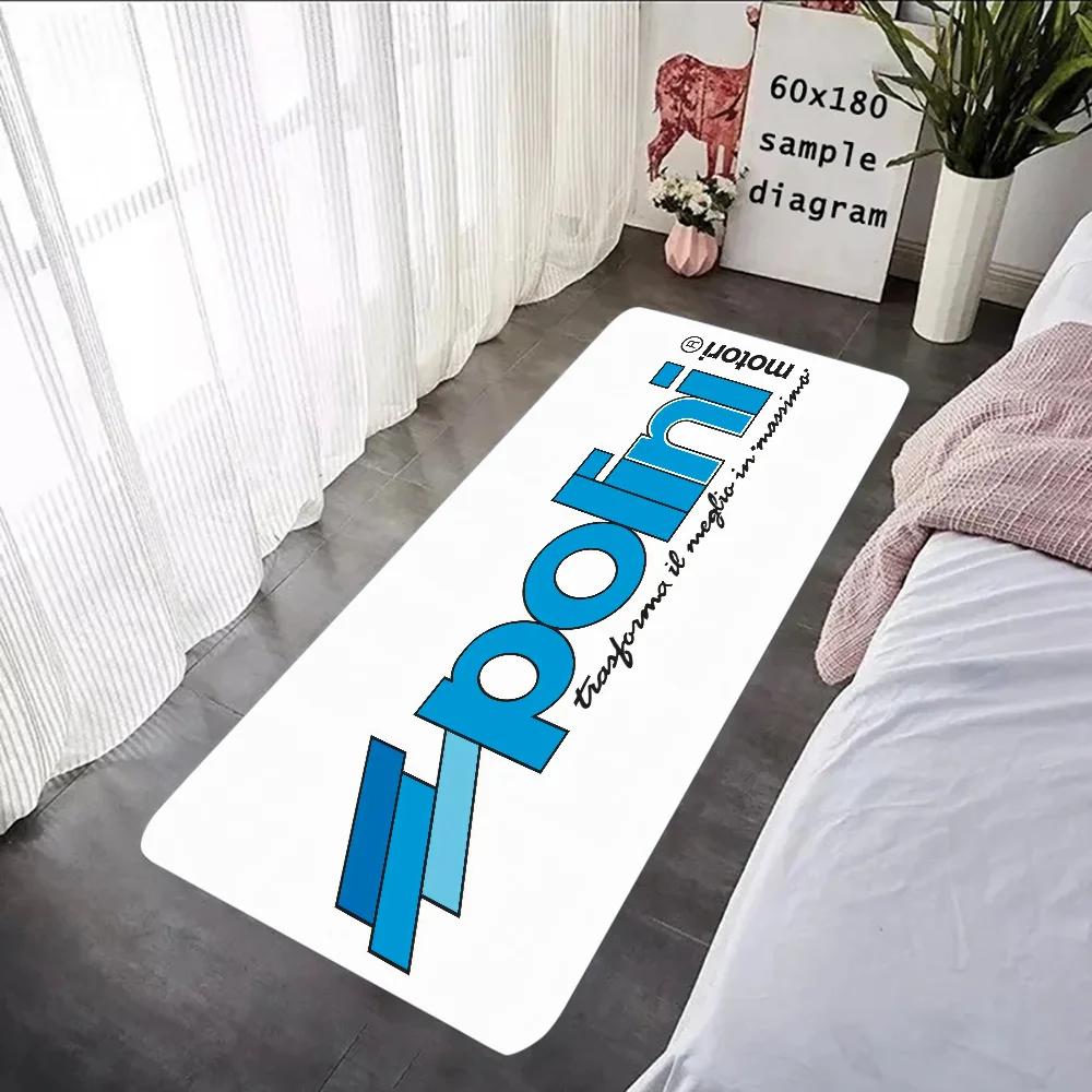P-Polini Scooter Racer Floor Mat – Non-Slip Flannel Rug