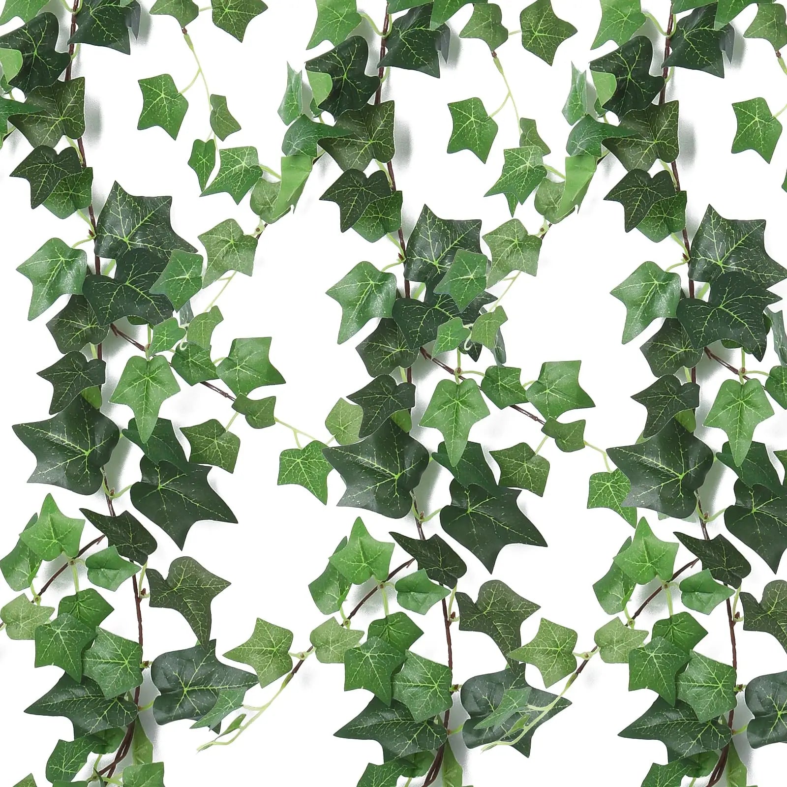 3/6PCS Artificial Vines Ivy Garland 6Ft Fake Vine Leaves Ivy Faux Hanging Plants for Indoor Outdoor Home Wall Wedding Room Decor