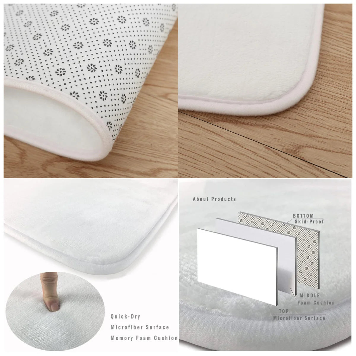 P-Polini Scooter Racer Floor Mat – Non-Slip Flannel Rug