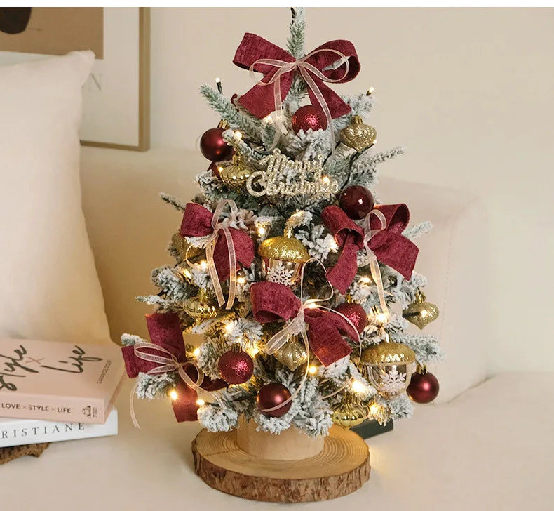 Popular Christmas Decorations DIY Small Christmas Tree 45/60CM Desktop Christmas Tree Ornament Window Decoration