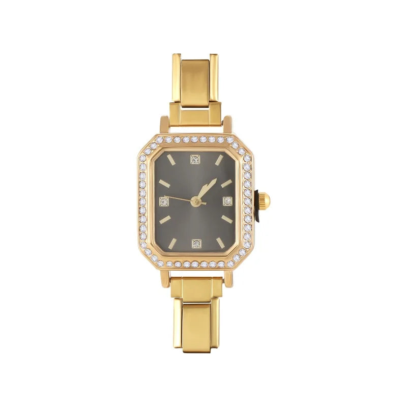 2025 New Fashion 1PC Men Women's Stainless Steel Round Simple Watch Bracelet Bangle For Friend Wife Birthday Gift DIY Jewelry