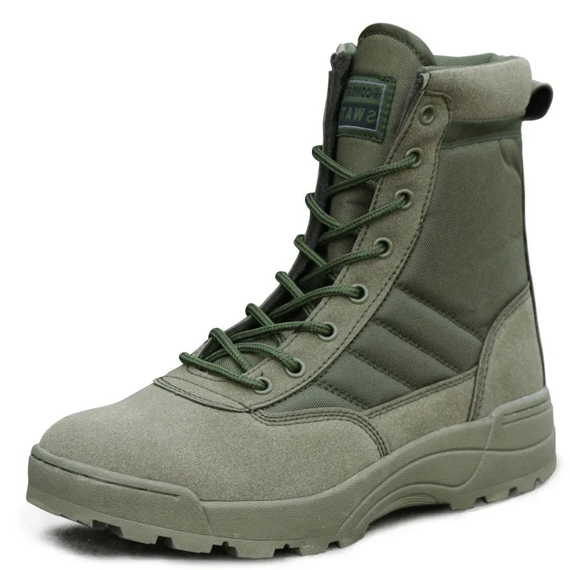 Men’s Tactical Combat Boots – Outdoor Hiking & Work Shoes