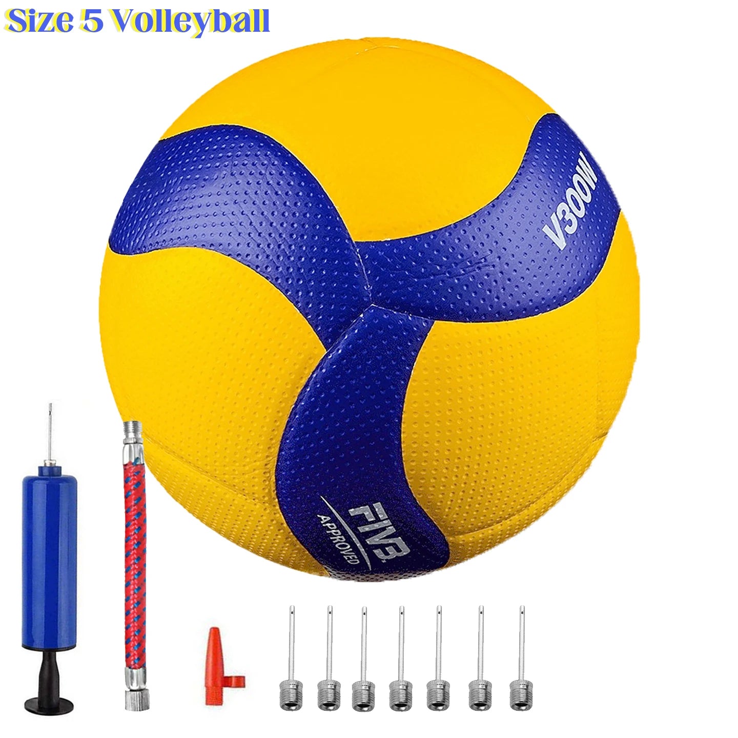 PU Leather Volleyball – Size 5 Indoor & Outdoor Sports Ball