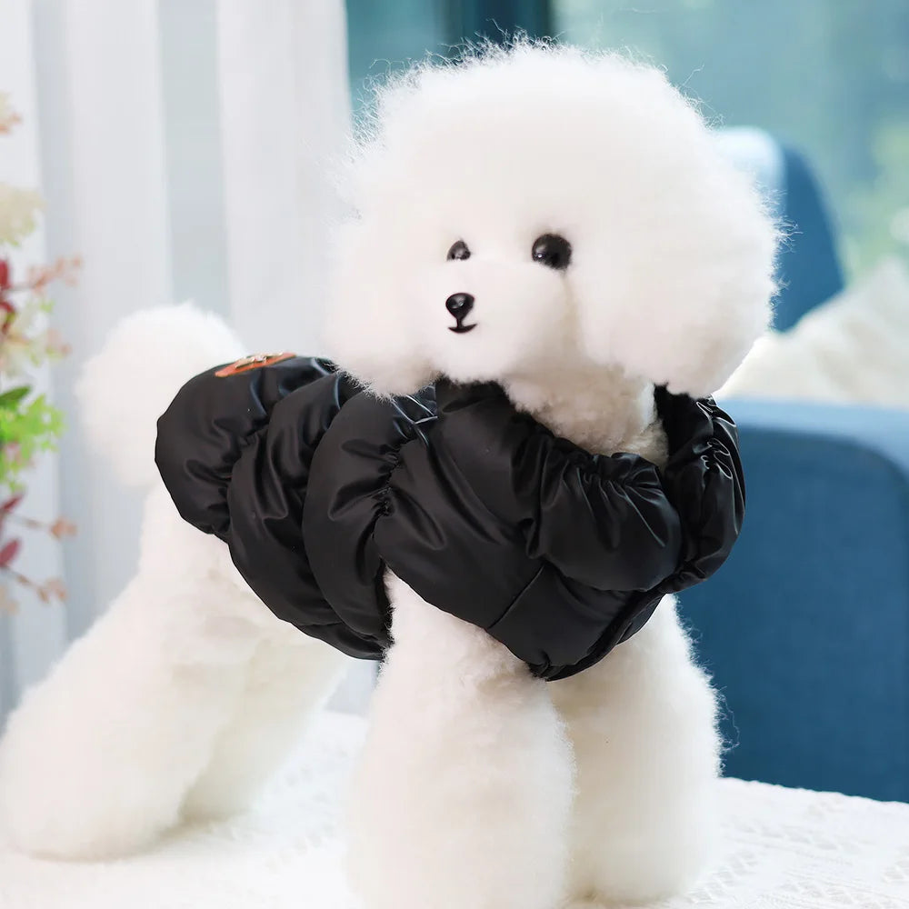 Winter Padded Dog Coat Warm Vest Small Dogs