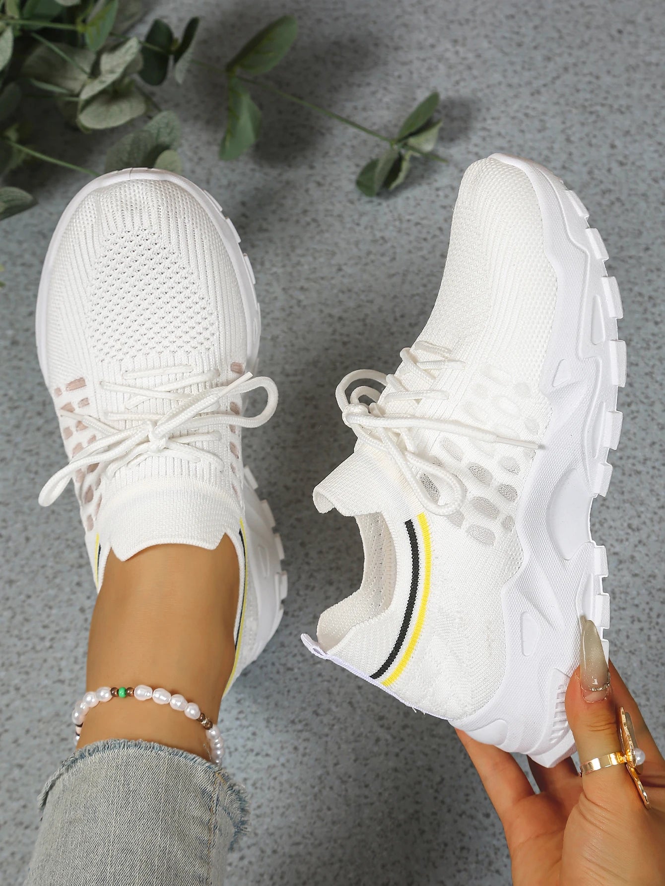 Women’s Leopard Print Slip-On Sneakers – Lightweight Canvas