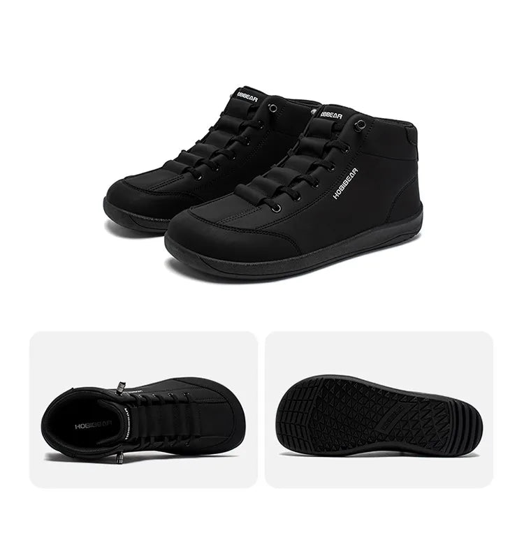 HOBIBEAR Mid-Top Barefoot Shoes – Wide Toe Non-Slip Casual Outdoor Sneakers