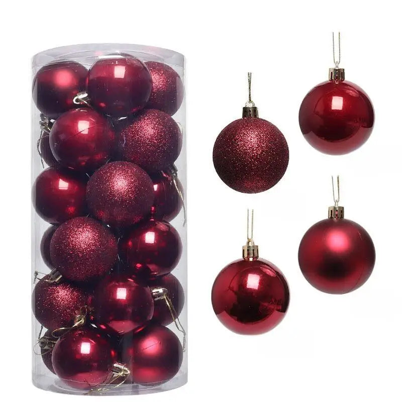 32 Style Christmas Balls Gold Red Christmas Tree Decoration Hanging Bauble Balls Pendant Xmas Party Supplies New Year Gift 2026