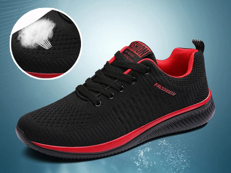 Men’s Lightweight Running Sneakers – Breathable Mesh Casual Shoes