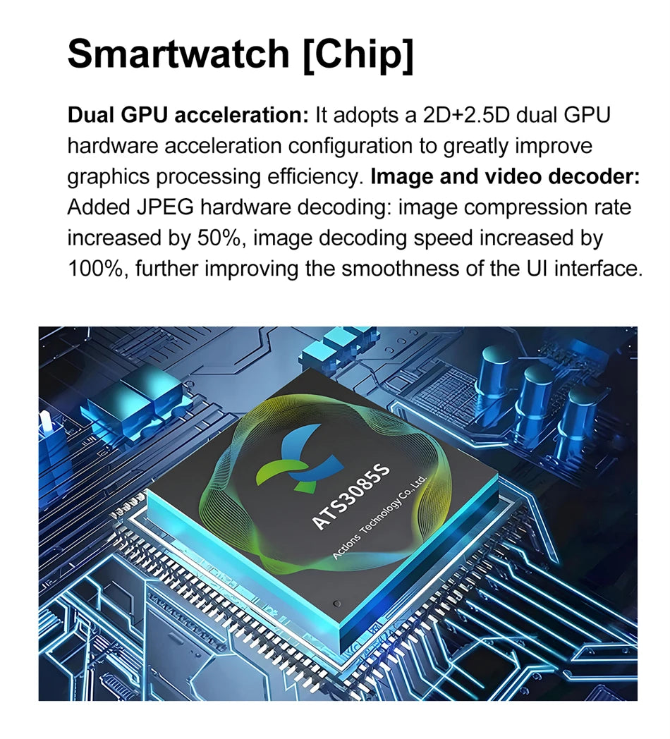 Watch X AMOLED Smart Watch with 32GB & Bluetooth Call