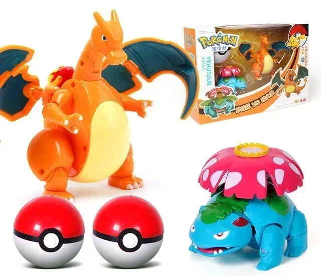 Pokemon Ball Variant Toys Model Pikachu Jenny Turtle Pocket Monsters Pokemones Action Figure Toys Children boy girl Gifts toy