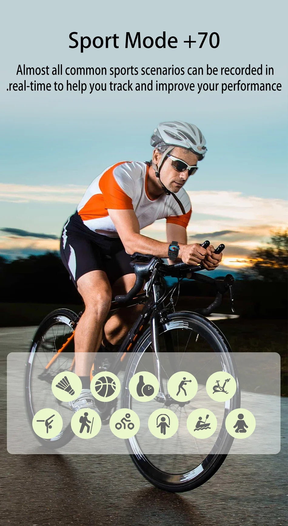 Camera Smart Watch with Video, BT Call & Health