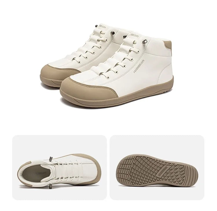 HOBIBEAR Mid-Top Barefoot Shoes – Wide Toe Non-Slip Casual Outdoor Sneakers