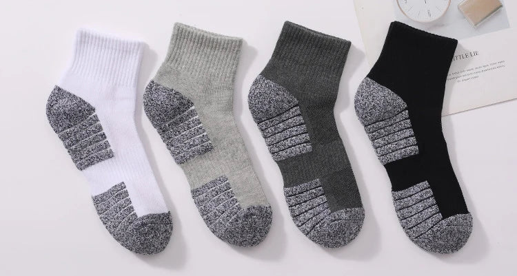 6-Pack Thick Cushioned Hiking & Running Socks