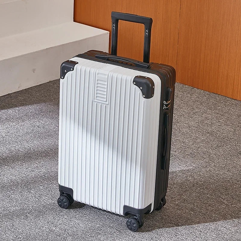 Aluminum Alloy Carry-On Luggage with Cup Holder Spinner Case