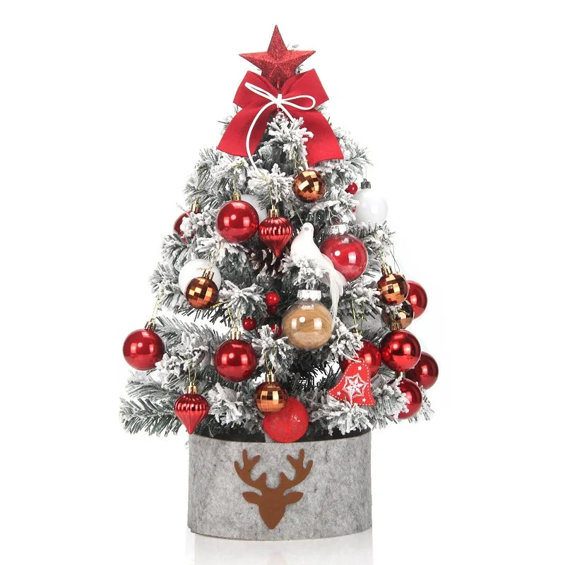 Desktop Christmas Tree Plush Christmas Tree Ornament Gift Christmas Tree Decoration DIY Christmas Tree Mini
