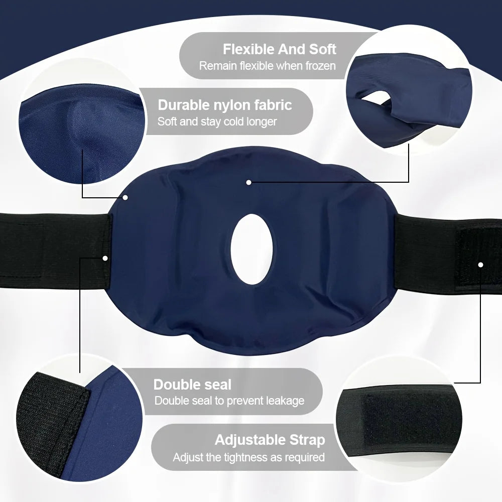 Nylon Gel Knee Ice Pack Reusable Knee Cold and Hot Compress Gel Pack Knee Relief and Relaxation Foot Care Tool Accessories