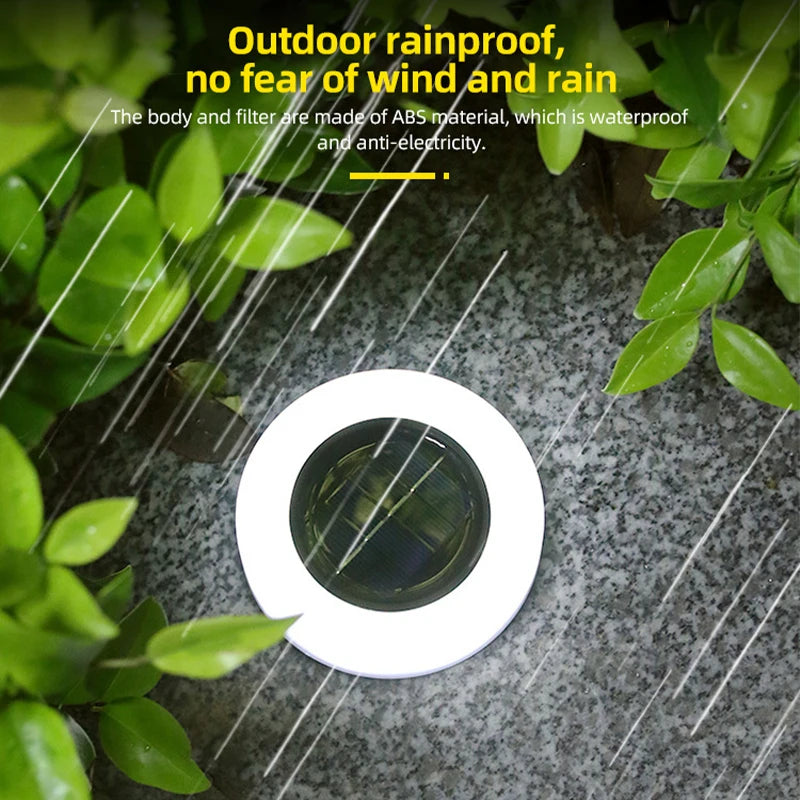 Solar Led Lawn Light Outdoor Courtyard Lamp Waterproof Villa Garden Lawn Decoration Balcony Terrace Layout Home Buried Lamp