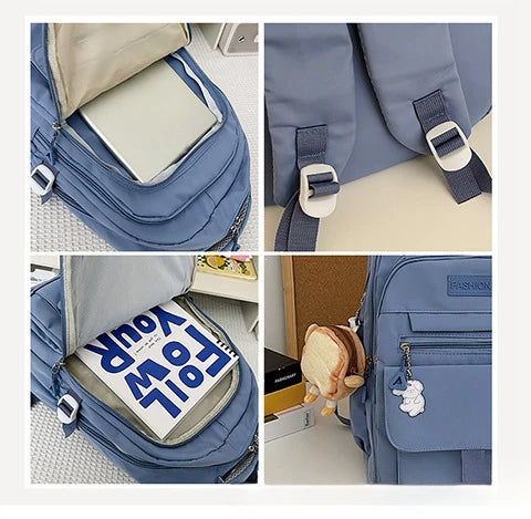 Large Waterproof School Backpack for Teens