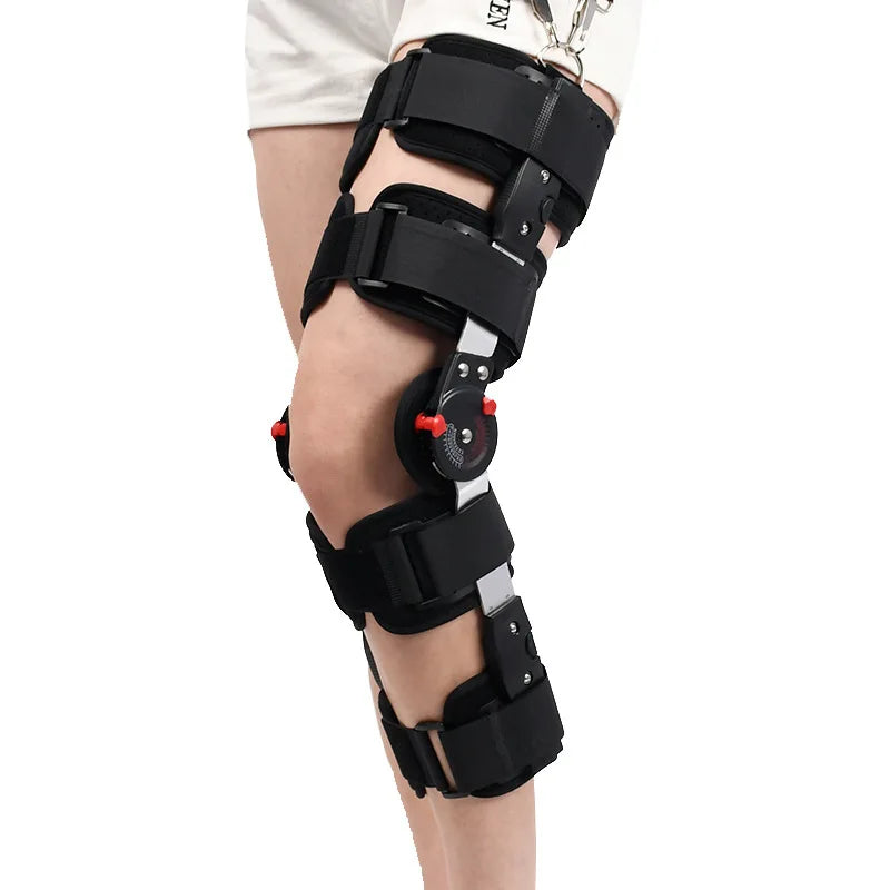 Model Orthopedic Support Stabilizer After Surgery Adjustable Hinged Knee Brace Knee Joint Fixation Stretcher Health Care