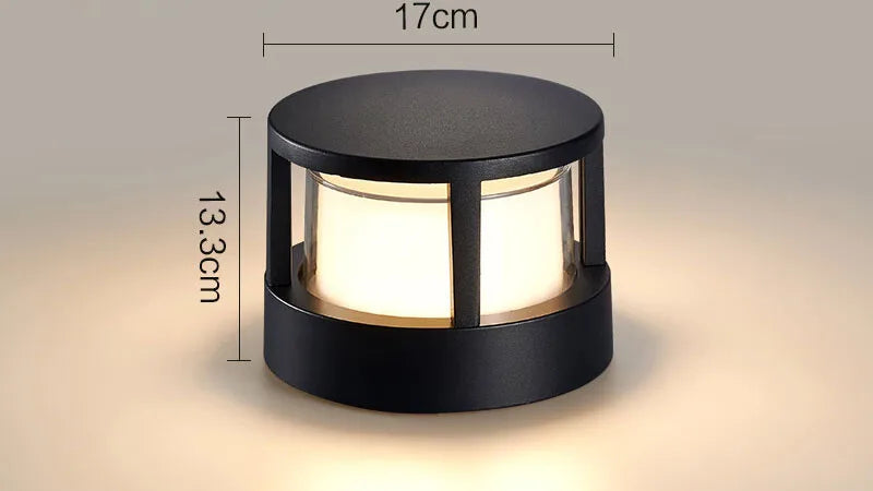 Outdoor 6W 12W  LED Lawn Lamp New Style Waterproof IP66  Garden Path Square Landscape Lawn Lights 110V 220V Warm White Lighting