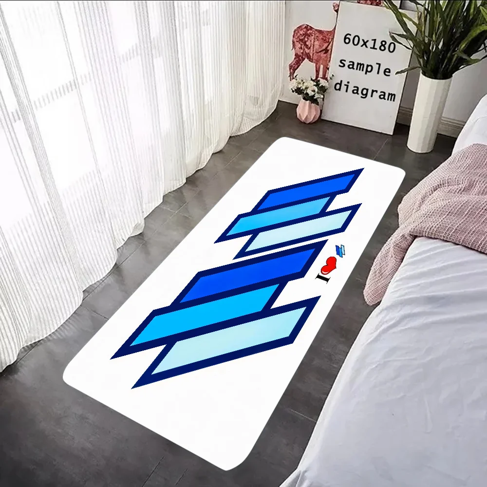 P-Polini Scooter Racer Floor Mat – Non-Slip Flannel Rug