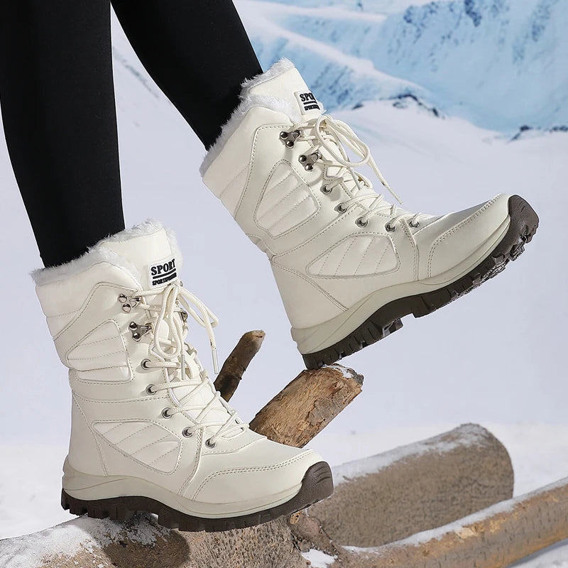 Women’s Winter Snow Boots – Waterproof Ankle Hiking Shoes