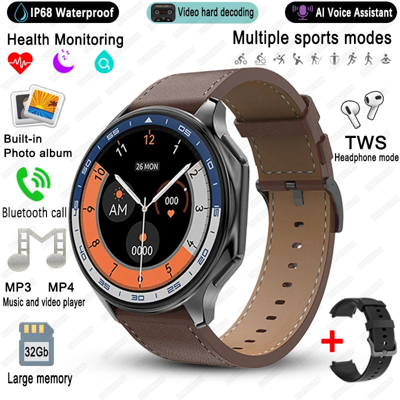 Watch X AMOLED Smart Watch with 32GB & Bluetooth Call