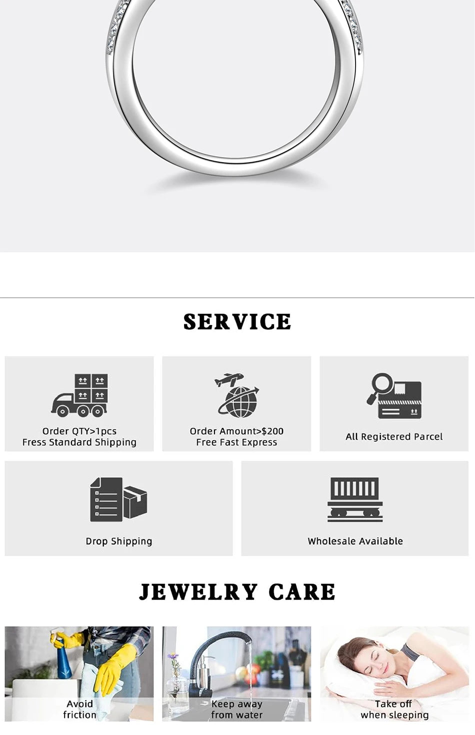 PERFANY 3CT Sunflower Moissanite Ring for Women S925 Pure Silver Plated 18K White Gold Diamond Luxury Wedding Jewelry