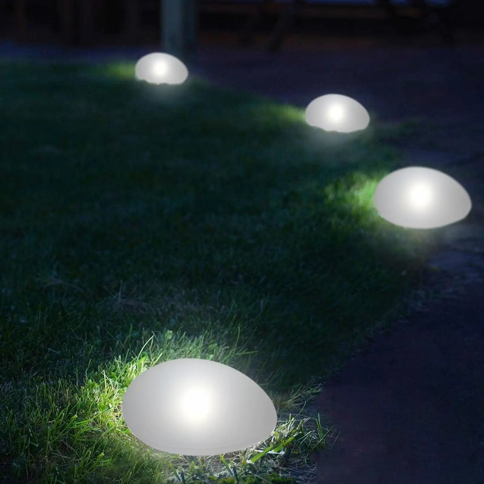 Solar LED Garden Lawn Glowing Globe Light Waterproof Patio Lawn Landscape LED Ball Lights Ambient Outdoor Garden Lamp Lights