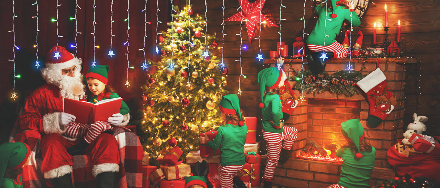 Christmas Decoration Lights Outdoor 20m 864 LED Street Garlands Icicle Lights Outdoor Waterproof Curtain Fairy String Light