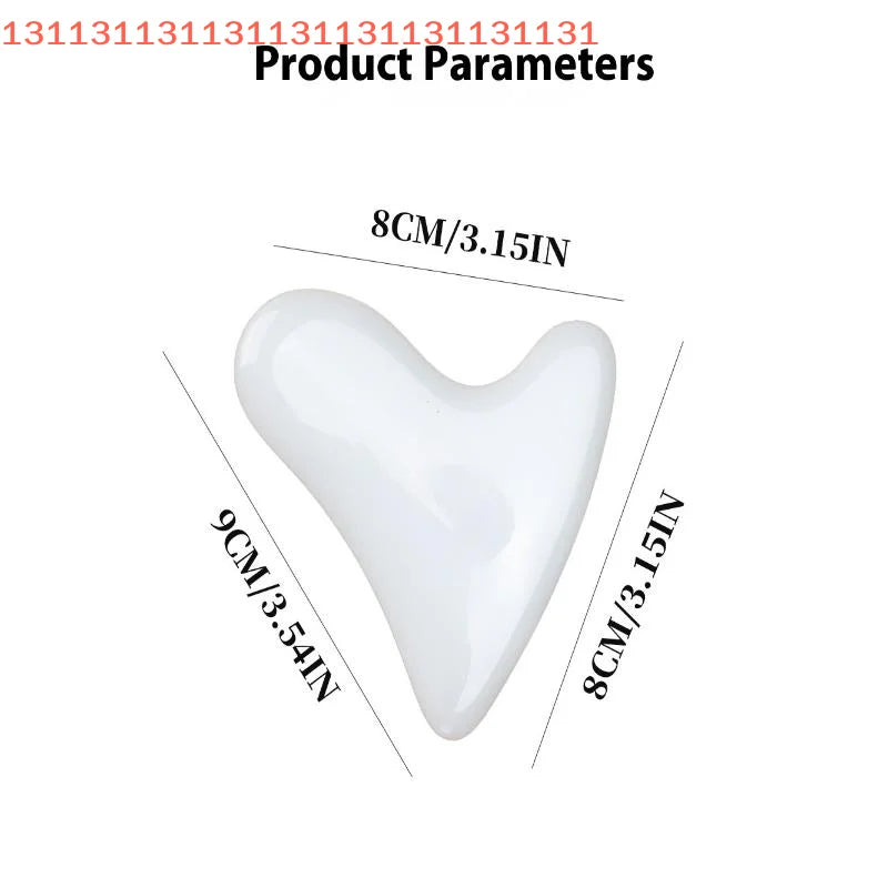 Skin Care Beauty Health Massager Tool High Silicon Glass Gua Sha Board Facial Scraper Plate for Face Body Neck Leg