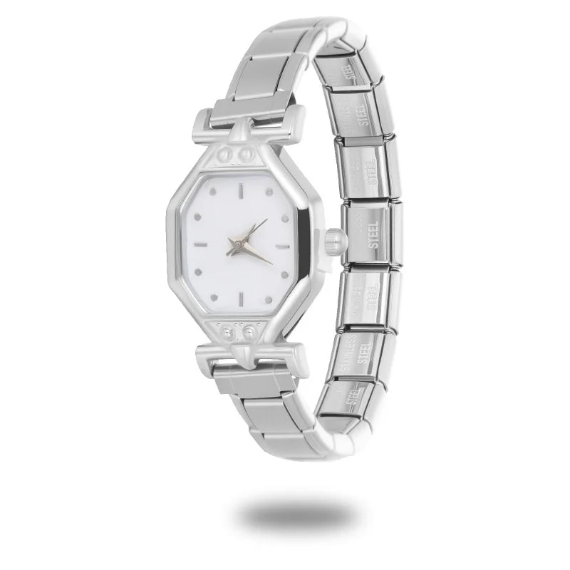 2025 Fashion Women's Men's Stainless Steel Oval Heart Square High Quality Watch Bracelet For Friend Birthday DIY Bracelet Gift