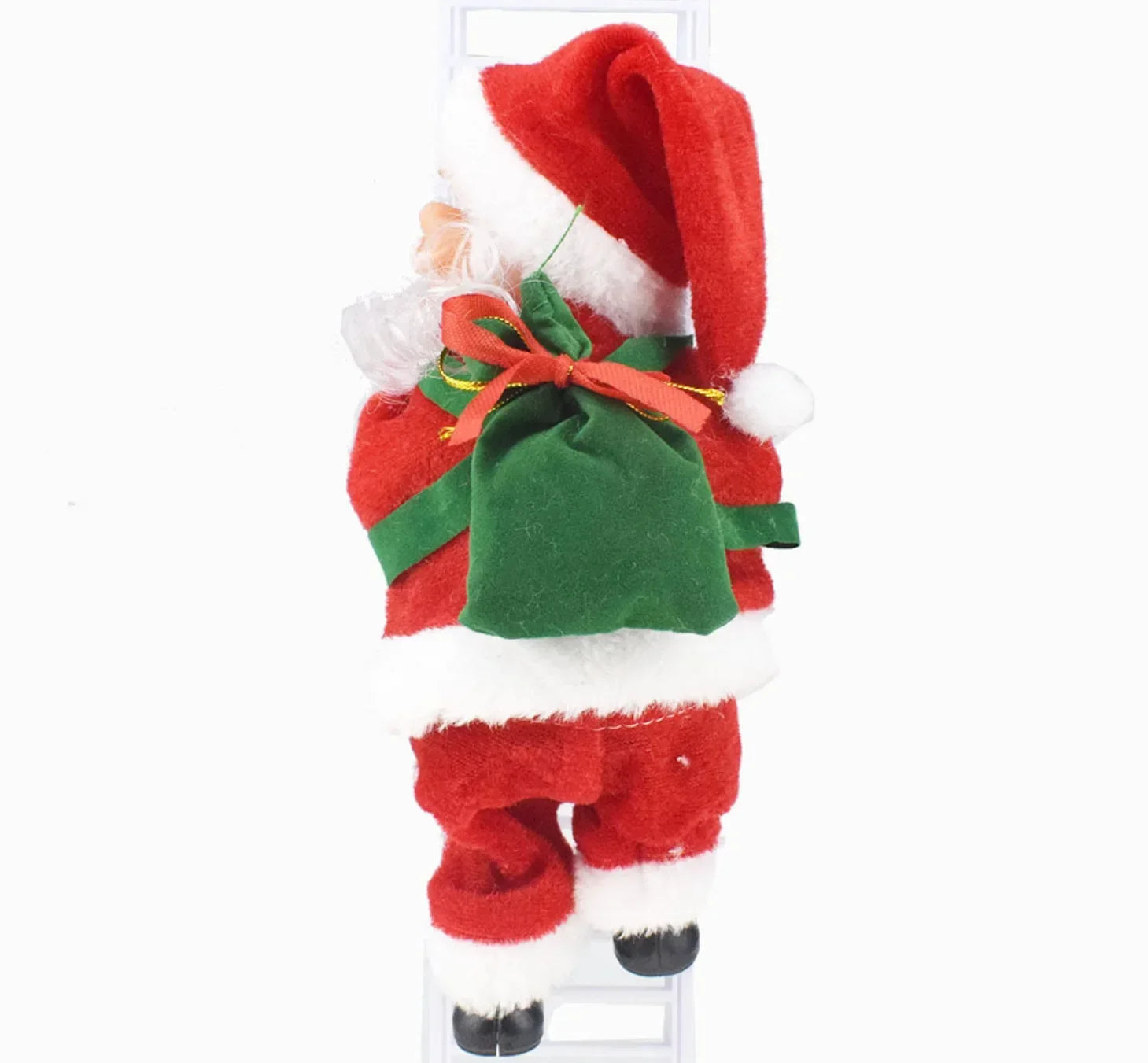 Electric Climbing Santa Claus Christmas Ornament Festive Decoration for Kids Gift Shopping Mall Holiday Scene Display