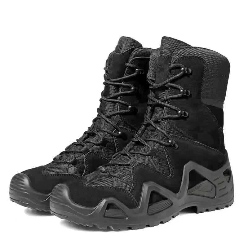 Men’s Waterproof Tactical Combat Boots – Outdoor Hiking & Work
