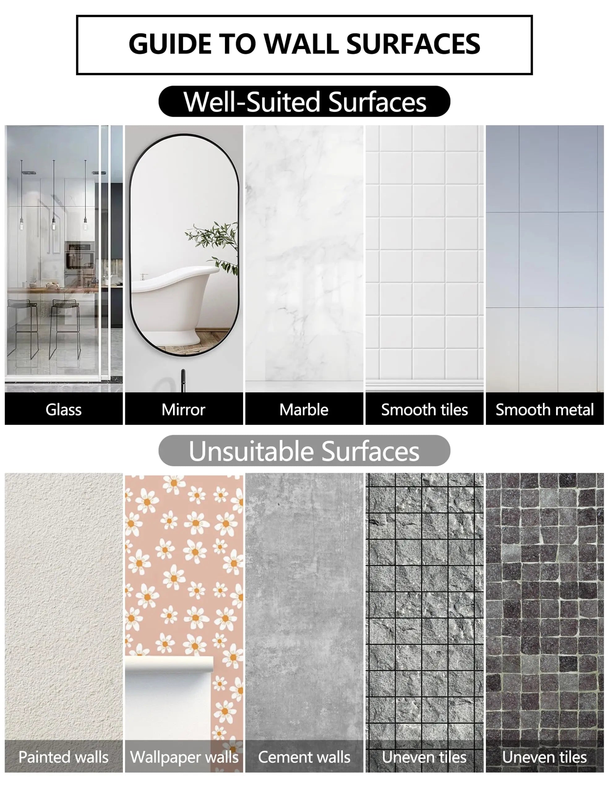 No-Drill Hooks Stainless Steel Waterproof Suction Cup Hooks Wall Mounted Coat Hooks Hook for Bathroom Kitchen Utility Hooks