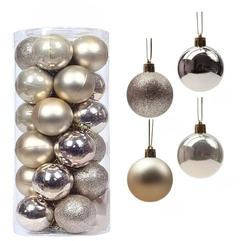 32 Style Christmas Balls Gold Red Christmas Tree Decoration Hanging Bauble Balls Pendant Xmas Party Supplies New Year Gift 2026