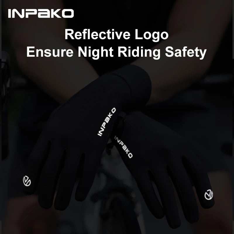 Winter Cycling Gloves Touchscreen Windproof