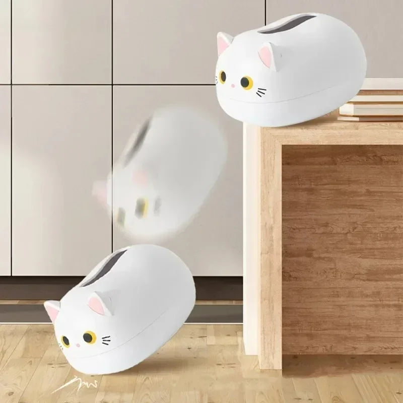 Livingroom Napkin Storage Box Kawaii Cat Tissue Box Kitchen Paper Container Desktop Toilet Paper Holder for Bathroom Dormitory