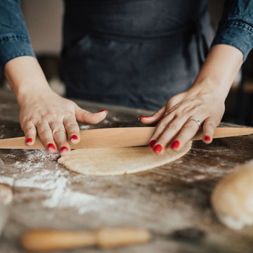 Wooden Rolling Pin 39Cm X 2.8Cm Solid Wood Dough Pastry Roller For Baking Fondant Cake Noodle Making Kitchen Utensil Tool