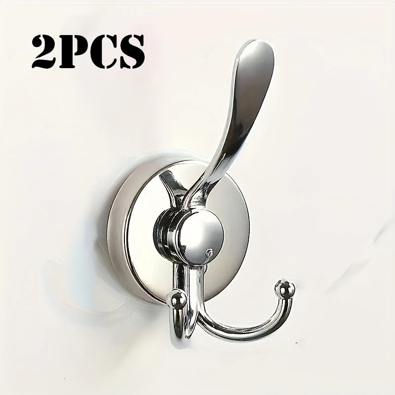 No-Drill Hooks Stainless Steel Waterproof Suction Cup Hooks Wall Mounted Coat Hooks Hook for Bathroom Kitchen Utility Hooks
