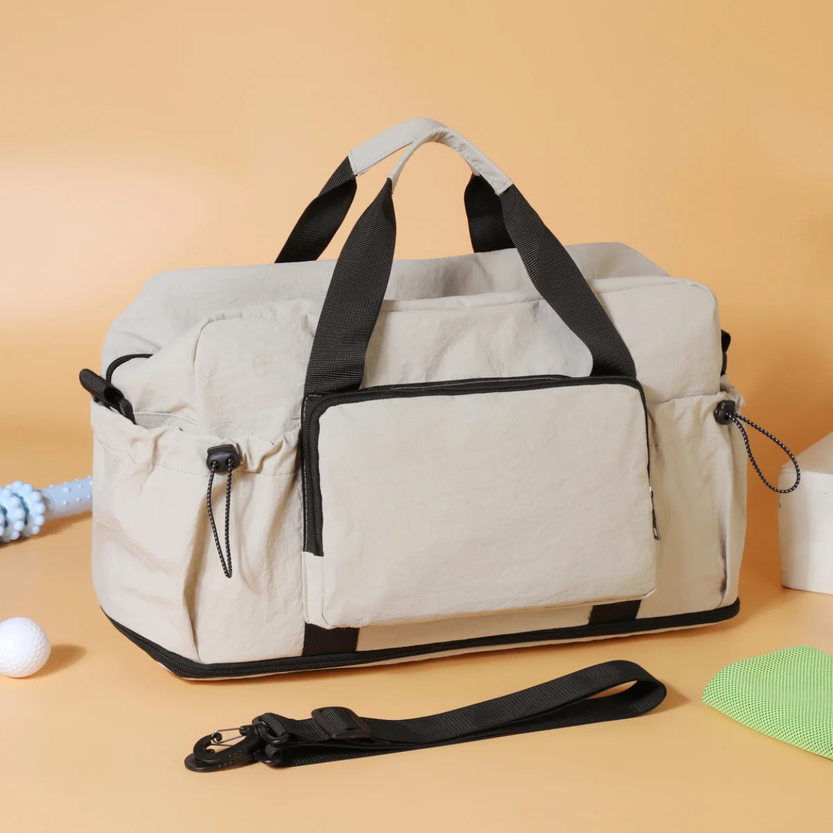 Large Travel Duffle Bag with Trolley Sleeve