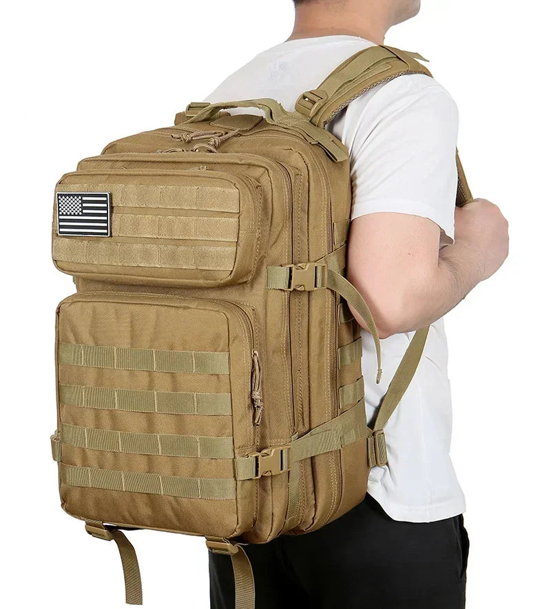 45L Tactical Backpack for Hiking & Outdoor Gear