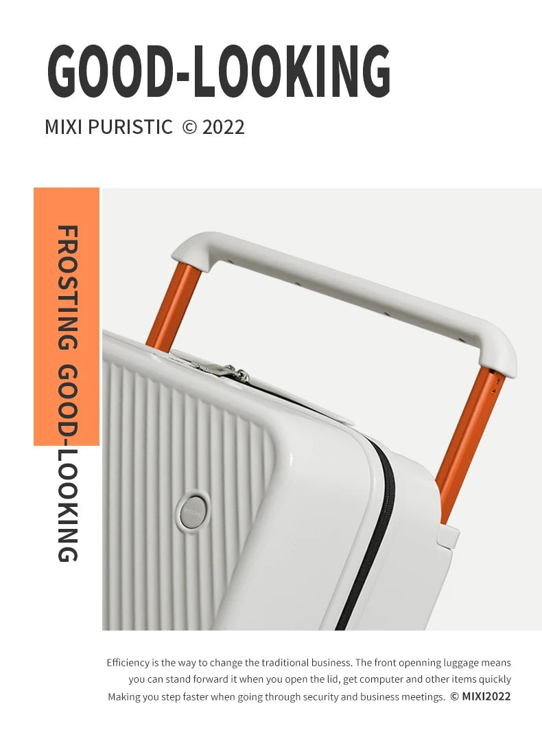 PC Hardside Travel Suitcase with Wide Handle & TSA Lock