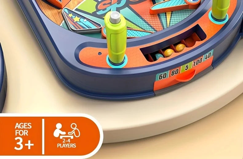 Kids Pinball Table - Two-player game, fun game, improve children's skills