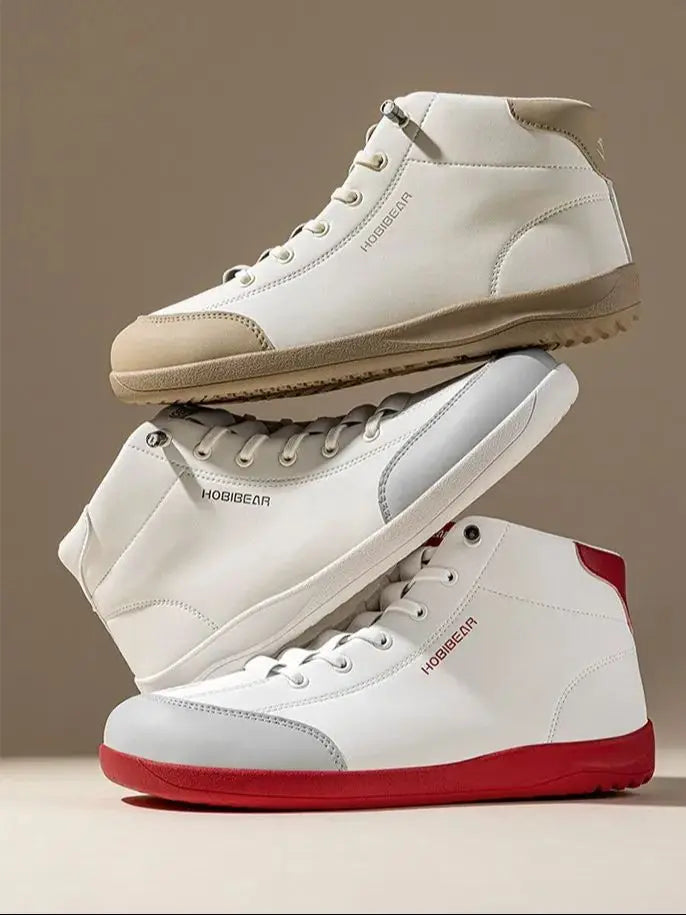 HOBIBEAR Mid-Top Barefoot Shoes – Wide Toe Non-Slip Casual Outdoor Sneakers