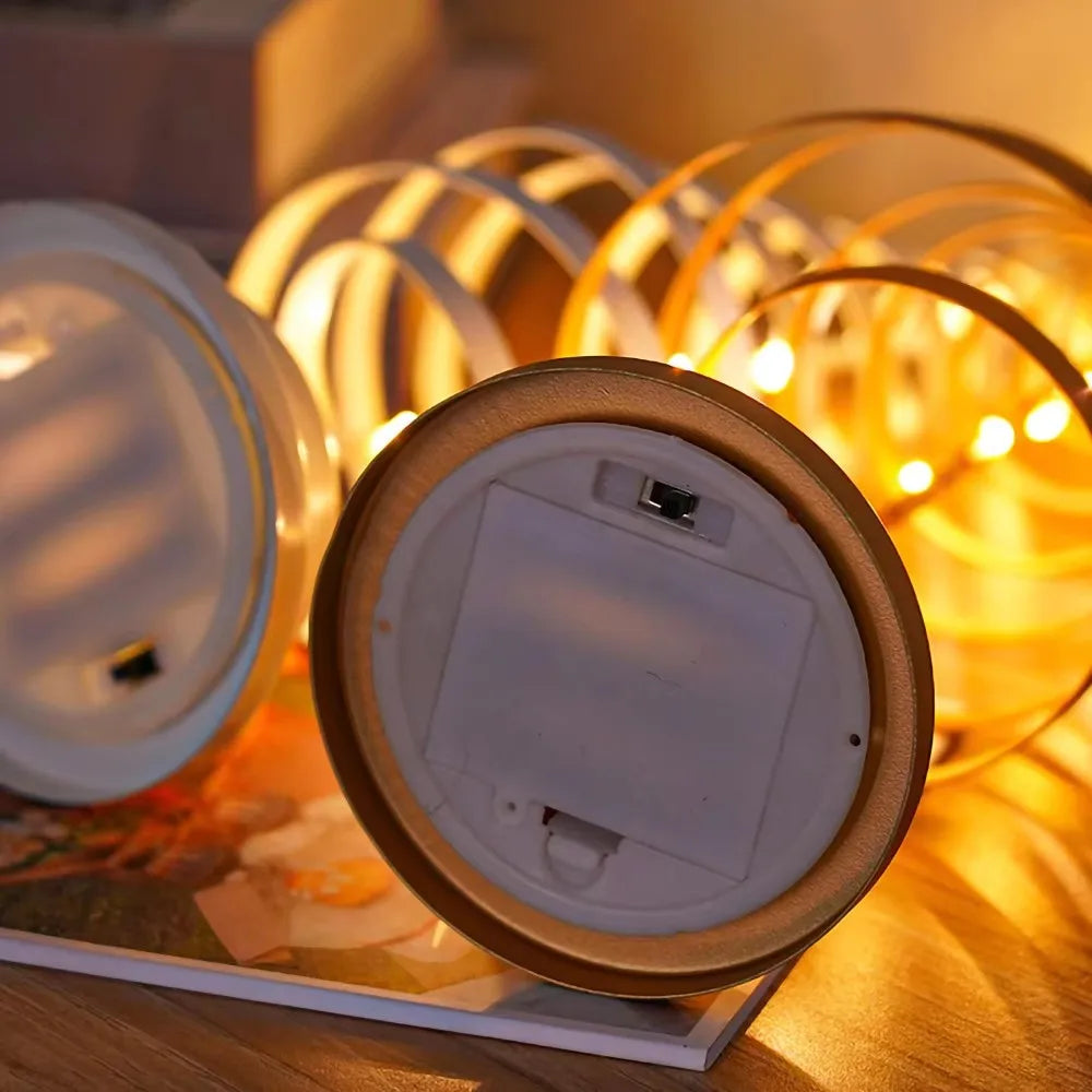 Artificial Christmas Lights Tree Fairy Lamp Tree Metal Spiral Star Lighting Holiday For Home Living Room Decorations Night Lamp